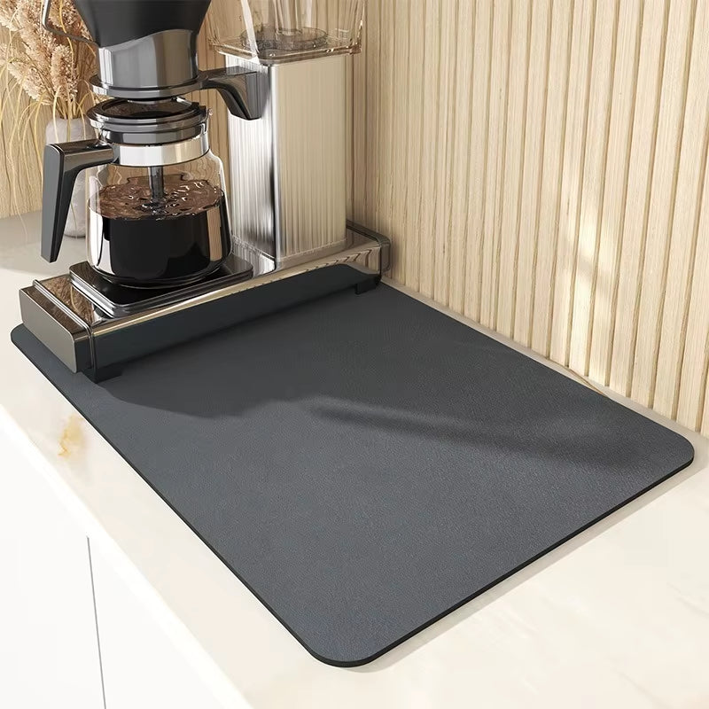 Transform Your Kitchen with Our Premium Super Absorbent Drying Mat - Non-Slip, Heat Insulated, and Perfect for Any Surface