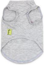 Puppy T-Shirt - "I Love My Mom" Design for Small Dogs, Grey