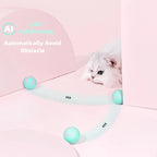Engaging and Fun Cat Interactive Rolling Ball Toy - Automatic Electronic Playtime for Your Feline Friend!