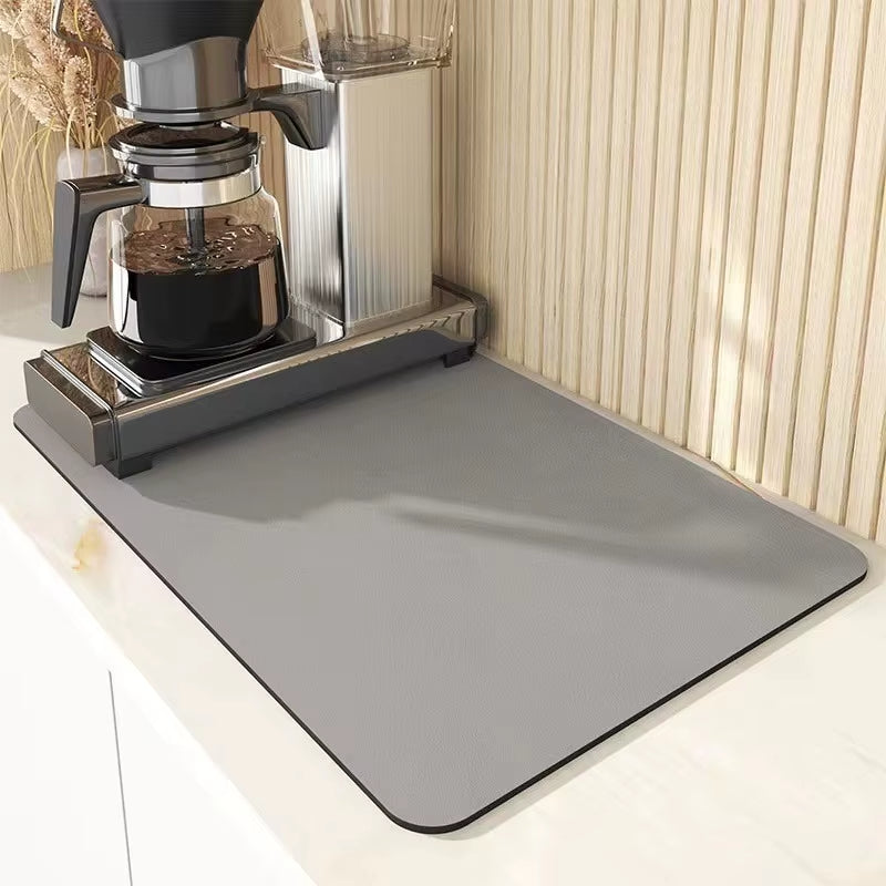 Transform Your Kitchen with Our Premium Super Absorbent Drying Mat - Non-Slip, Heat Insulated, and Perfect for Any Surface