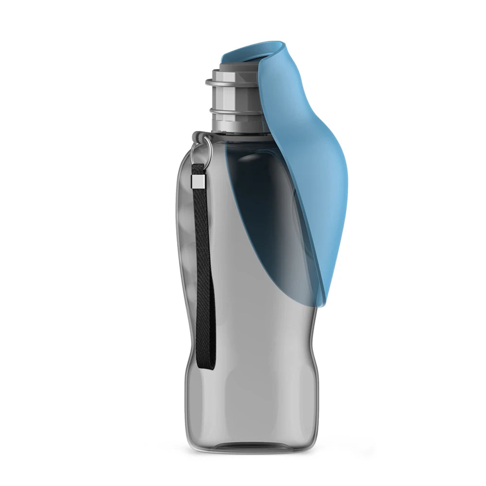 800ml Portable Dog Water Bottle for Large Breeds - Ideal for Outdoor Travel, Hiking, and Walking - Foldable Drinking Bowl for Golden Retrievers and Other Pets