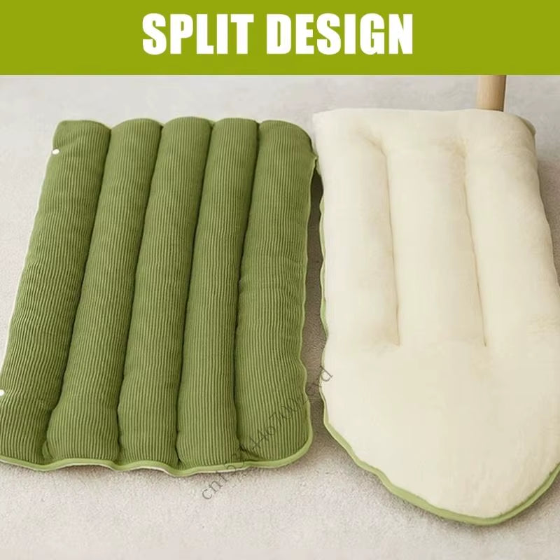 Cozy Cat Cave Bed with Removable Plush Cover for Comfort & Anxiety Relief