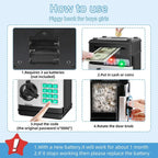 Mini ATM Electronic Piggy Bank with Digital Lock & LED Lights - The Ultimate Kids' Savings Companion!