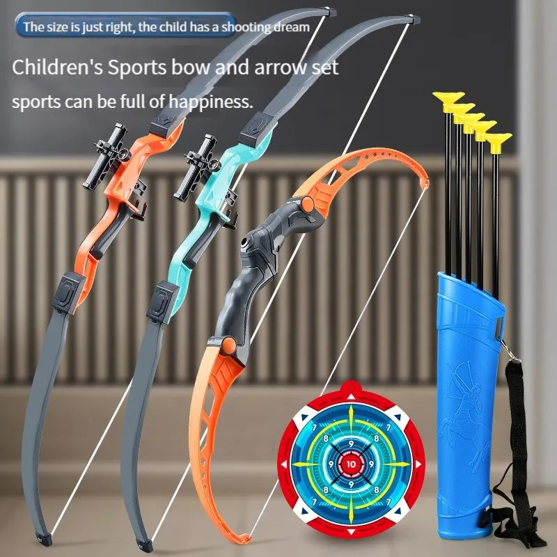 52cm Kids' Bow and Arrow Set - Perfect Outdoor Archery Toy with Target for Boys and Girls, Great Gift Idea!