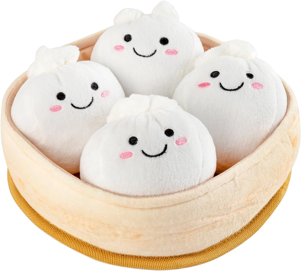 Interactive 5-Pack Squeaky Dog Toys – Durable Plush Chew Toys for Puppies and Dogs of All Sizes