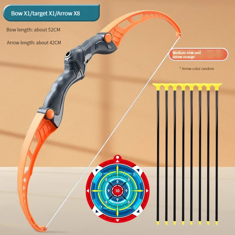 52cm Kids' Bow and Arrow Set - Perfect Outdoor Archery Toy with Target for Boys and Girls, Great Gift Idea!
