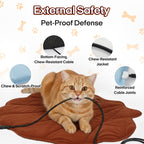 Vagascape Heated Pet Pad – Premium 7-Layer Safety Design with Auto Overheat Protection, Chew-Resistant Cord & Waterproof Features for Ultimate Comfort Indoors & Outdoors