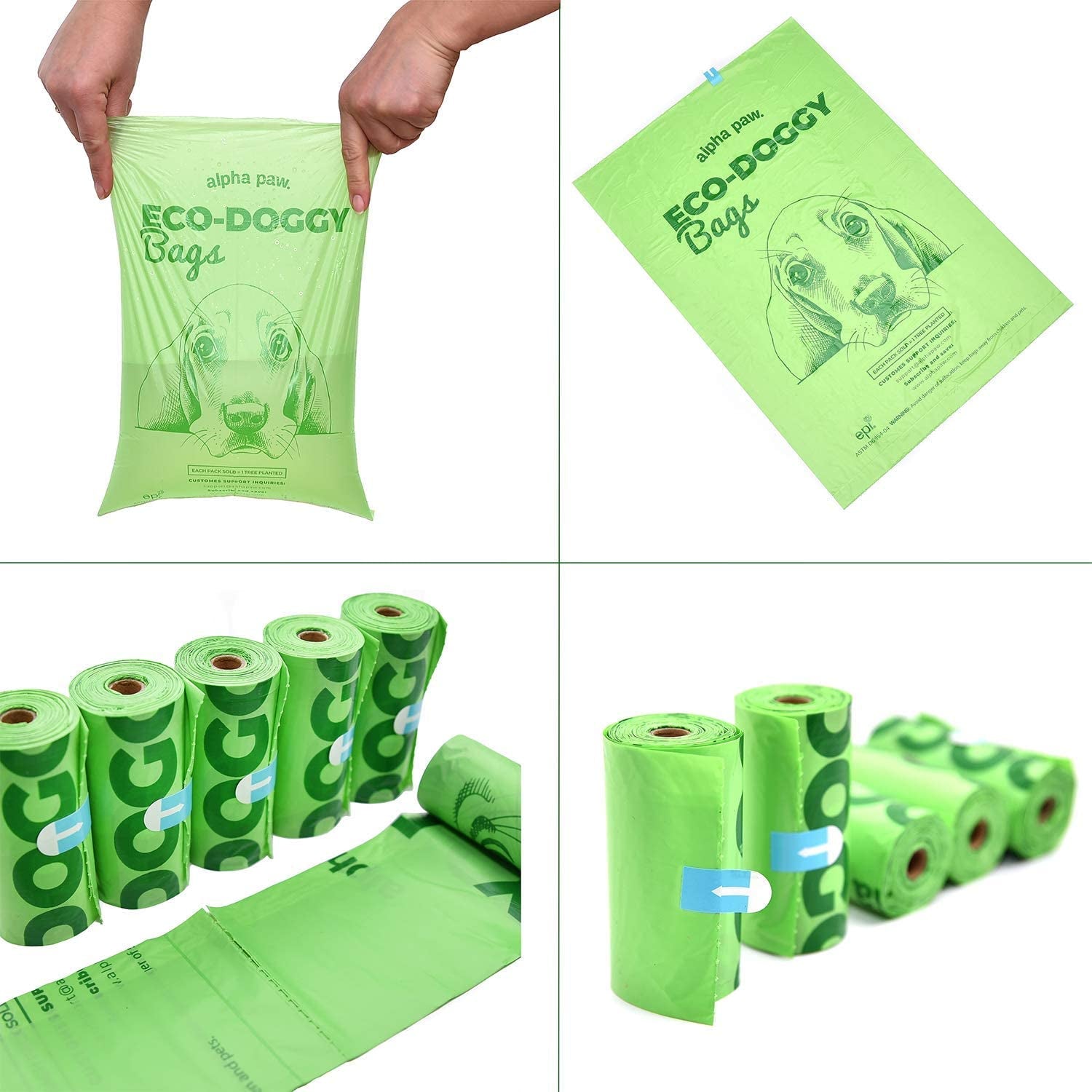 Eco-Friendly Lavender-Scented Poop Bags for Dogs - 270 Biodegradable, Odor-Blocking Waste Bags - Perfect for Responsible Pet Owners