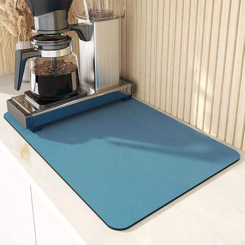 Transform Your Kitchen with Our Premium Super Absorbent Drying Mat - Non-Slip, Heat Insulated, and Perfect for Any Surface