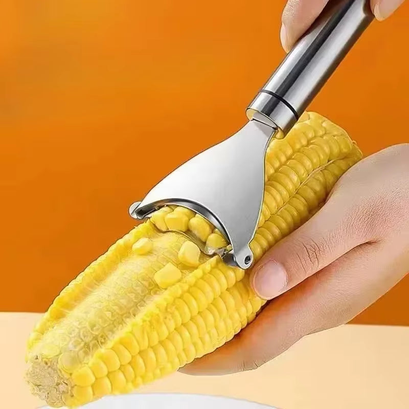 Stainless Steel Manual Corn Peeler - Durable Kitchen Tool for Efficient Corn Threshing
