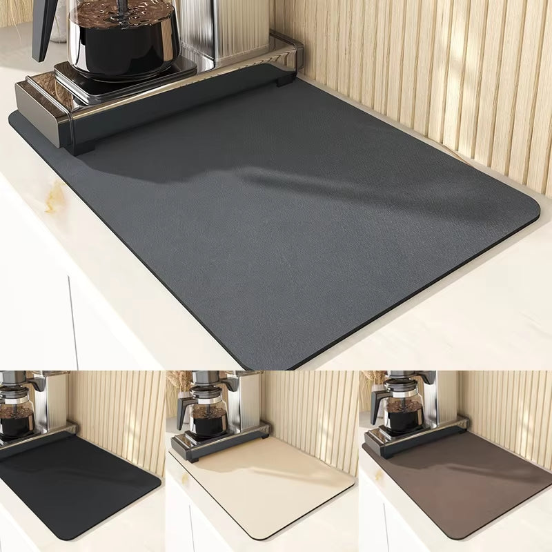 Transform Your Kitchen with Our Premium Super Absorbent Drying Mat - Non-Slip, Heat Insulated, and Perfect for Any Surface