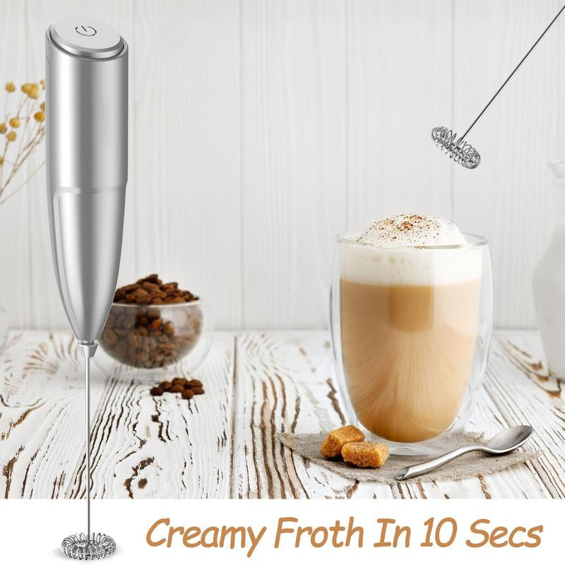  Easy Clean Cordless Electric Hand Mixer - Perfect Coffee & Tea Lovers!