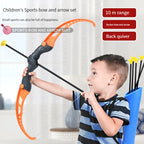 52cm Kids' Bow and Arrow Set - Perfect Outdoor Archery Toy with Target for Boys and Girls, Great Gift Idea!